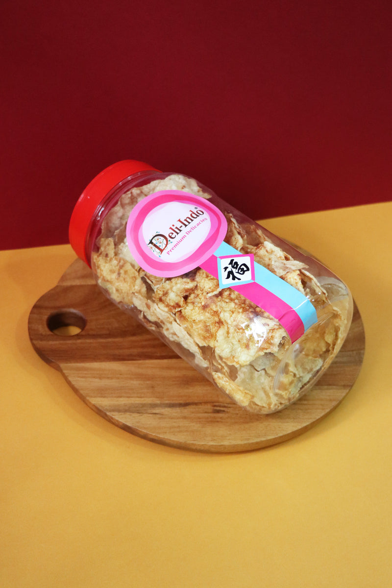 Deli Indo  Crispy Belinjo Prawn Large Bottle (Pre-Order for End Dec 2024 onwards)