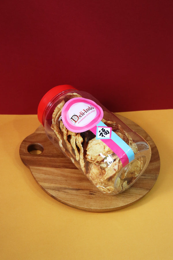 Deli Indo  Spicy Belinjo Large Bottle 210g (Pre-Order for End Dec 2024 onwards)