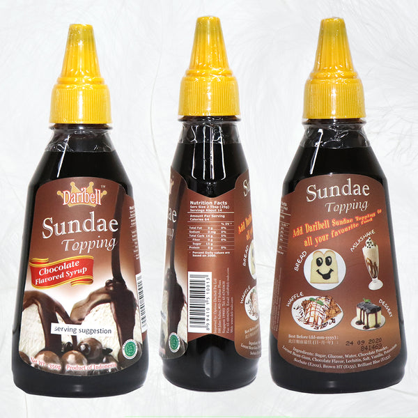 350g Daribell Chocolate Syrup Topping