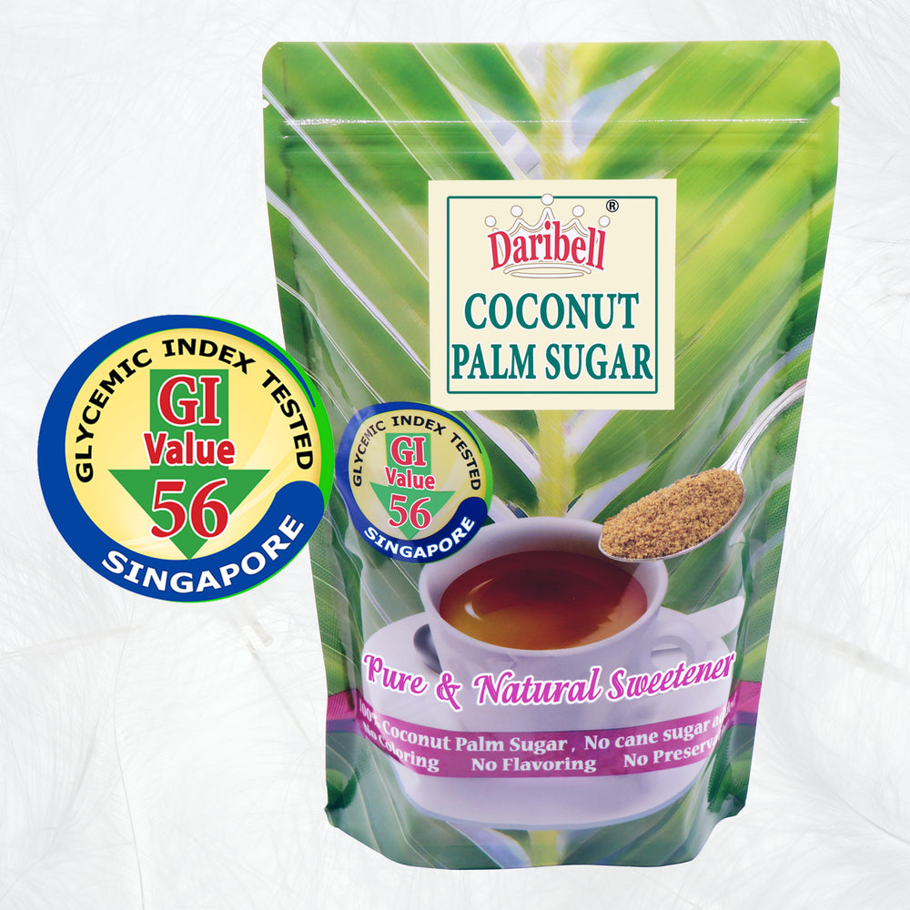 coconut palm sugar glycemic index 400g Daribell Granulated Palm Sugar GI56 – Deli-Indo
