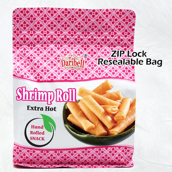 400g Daribell Spicy Shrimp Roll Ziplock Bag - Extra Hot